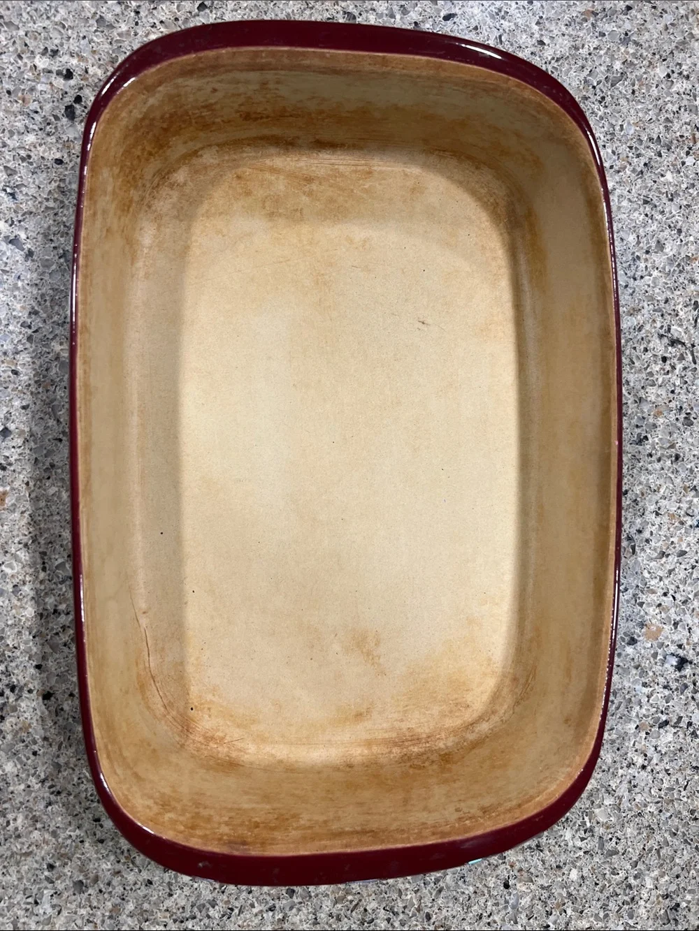 Pampered Chef heritage Cranberry Dish 9x13 Baker Stone Casserole Pan z22
